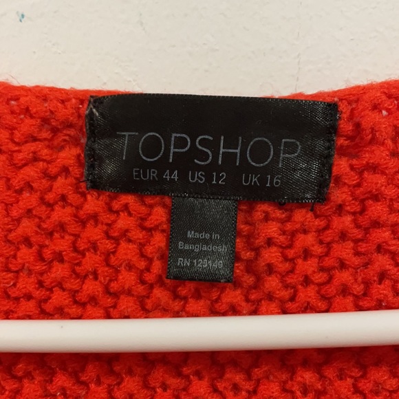RED TOPSHOP SWEATER - Picture 4 of 6